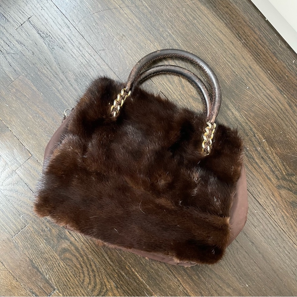Vintage Fur Prada Bag Circa 1970/80s